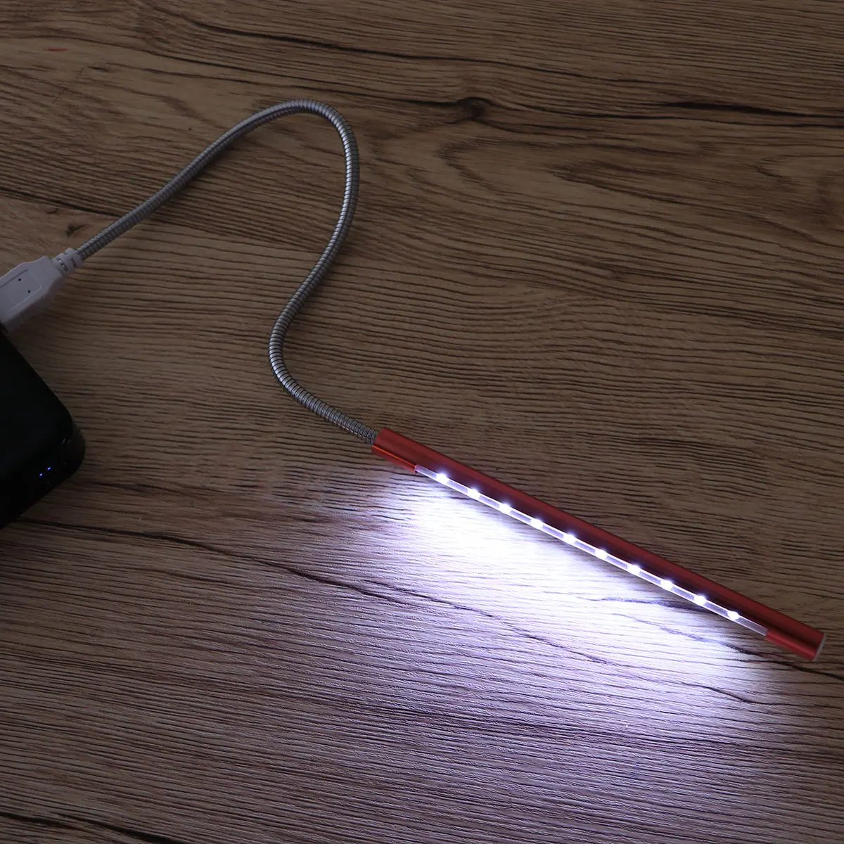

LED Night Light Reading USB Powered Desk Lamp Eye Protection Wand Flexible Gooseneck