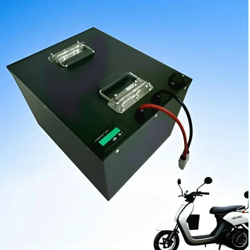72V Large Capacity Rechargeable Li-ion Storage Pack 300Ah Integrated BMS Power Source For E-Bike Scooter Tricycle Motorcycle