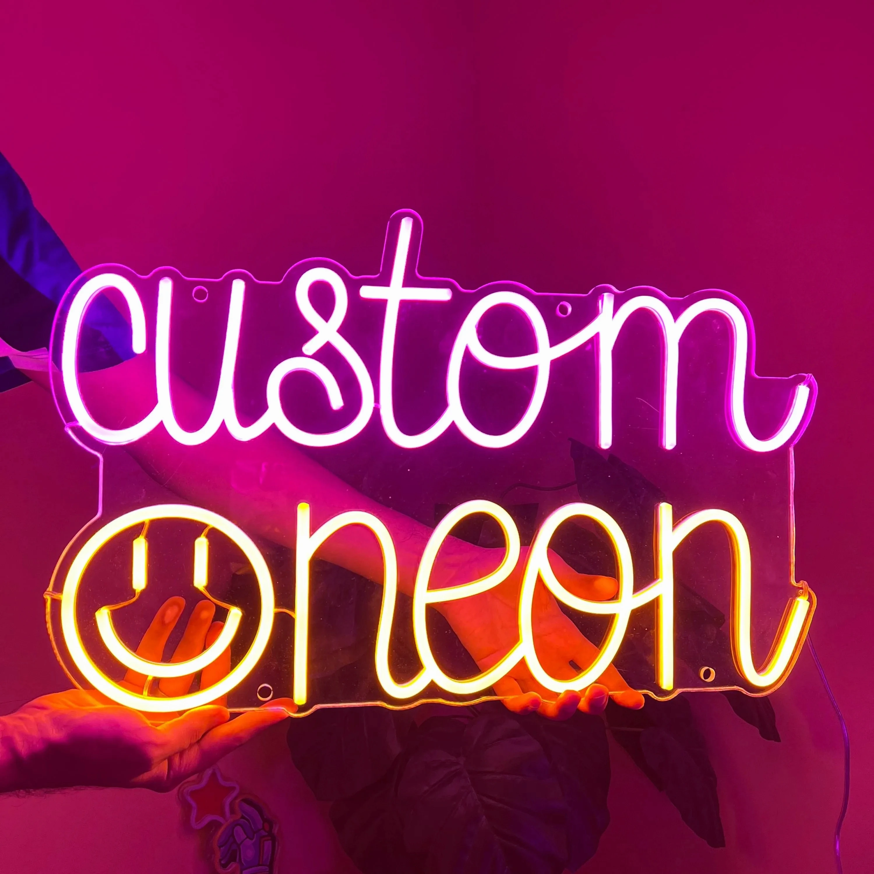 Custom Neon Signs Personalization LED Neon Sign Wall Art Home Decoration Suitable For Wedding Party Bedroom Wall Decoration Neon