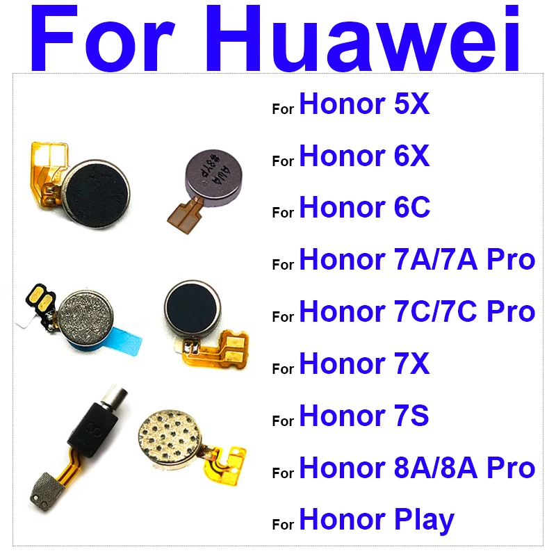 Vibration Motor Flex Cable For HuaWei Honor Play 4C 8A 7A 6A 7X 6X 5X 7S 7C 6C 5C Pro Vibrator Module Flex Ribbon Replacement 