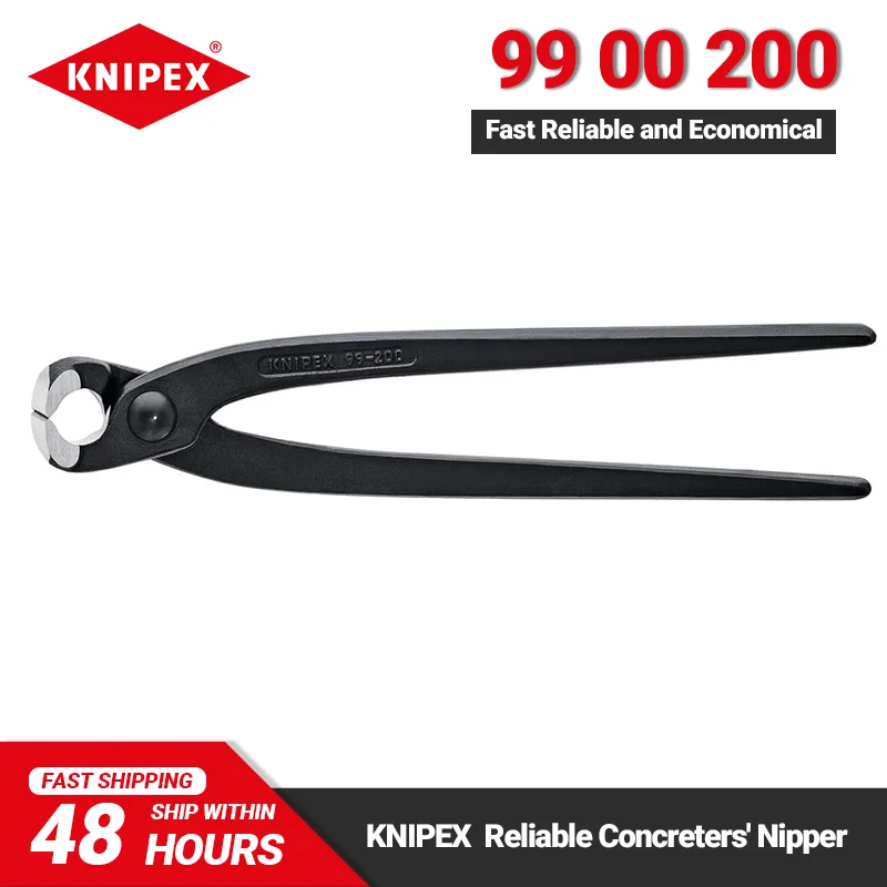 KNIPEX Tool 99 00 200 Concreters\' Nipper 200mm Length 230Grams Cutting Plier High Quality Material Exquisite Workmanship