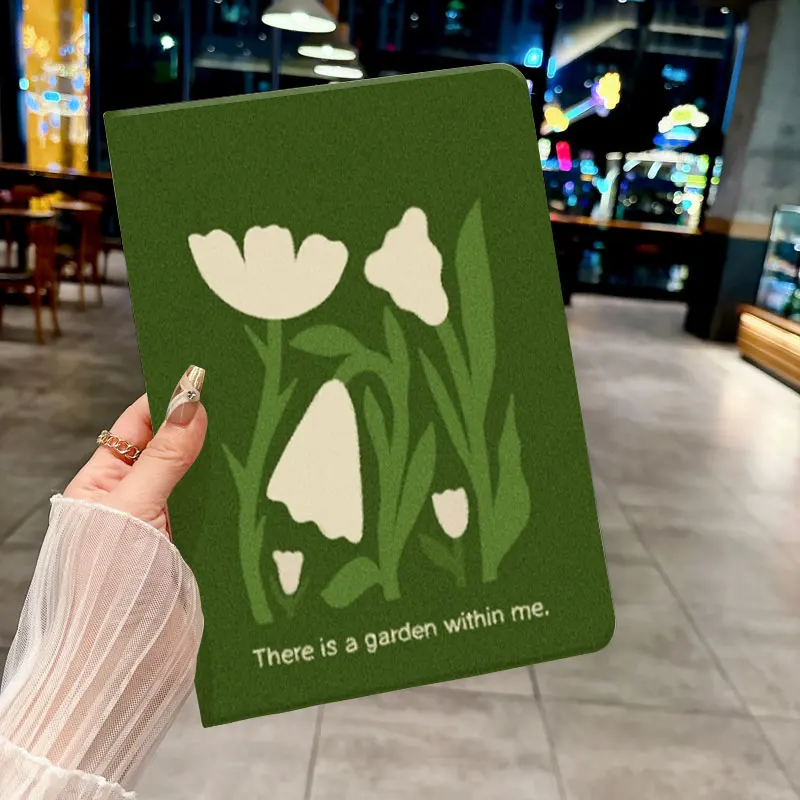 

About my garden pattern case for iPad pro 10/11-Inch 2020/6th/7th /8th /Air 3rd/Air 4th/9th gen/Air 5th Gen 2022/Air 11