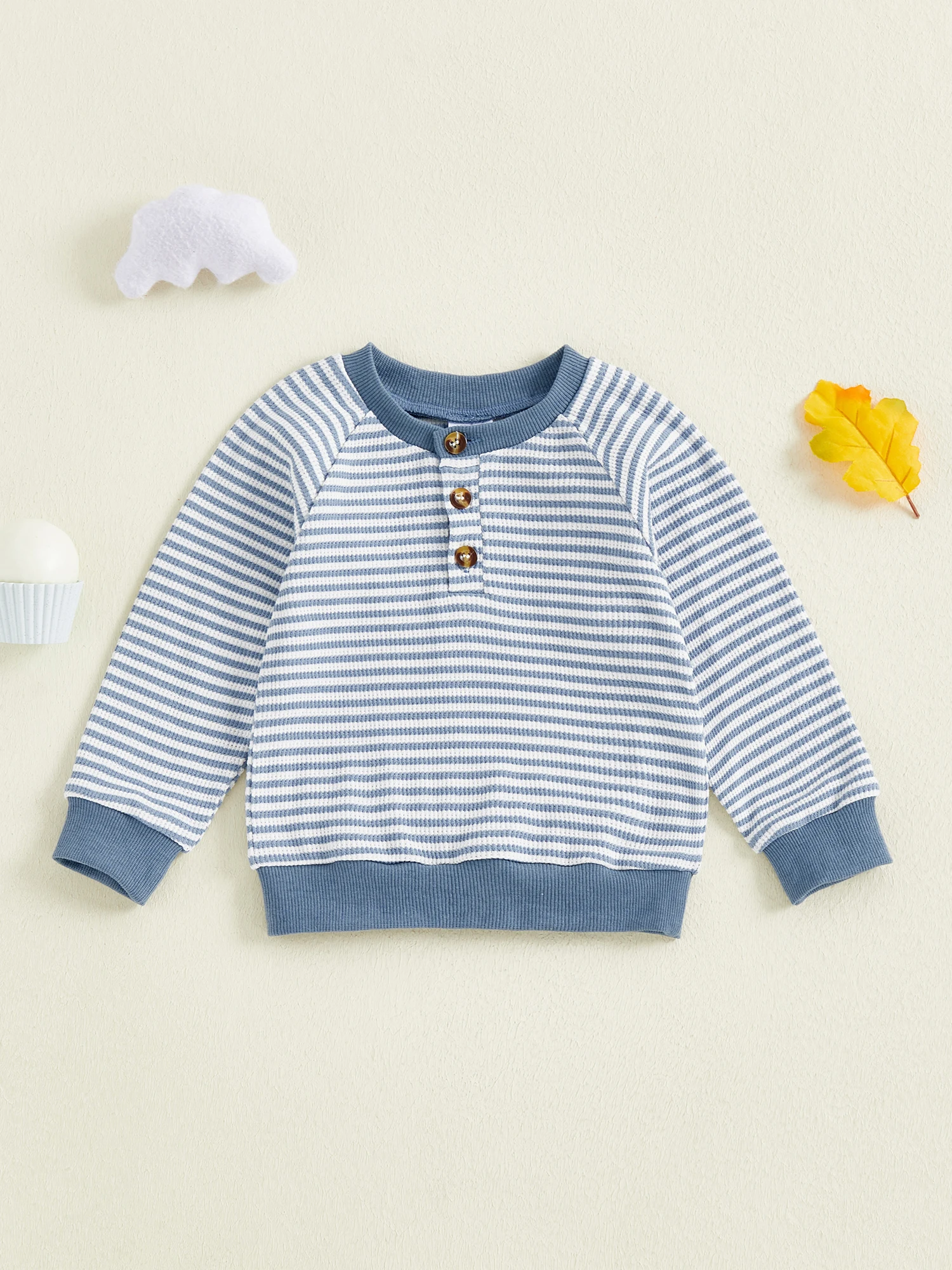 فستان شتوي رائع للفتيات الرضع أنيق بطبعة زهور وأكمام مكشكشة ورقبة دائرية وأزرار لأعلى معطف بلوفر #1