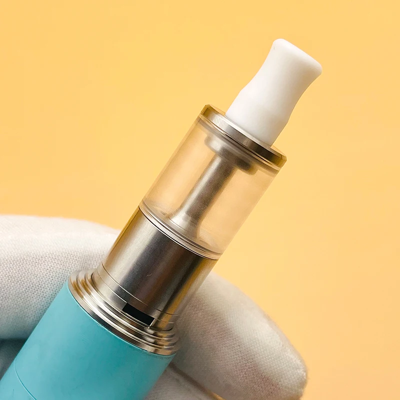 DSX Novo Dvarw 16 FL MTL RTA 316SS 2ml 16mm Atomizador reconstruível de bobina única com inserção AFC de 6 peças para 510 Vape Mod