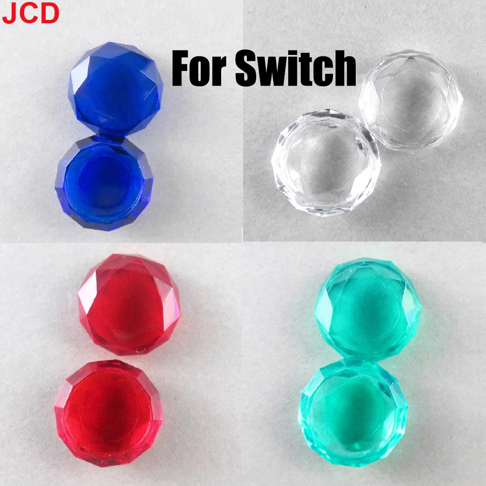 

JCD 2pcs For Switch NS Lite Game Controller Joystick Caps Crystal Handle Thumb Grip Caps Diamond Thumbsticks Rocker Cover