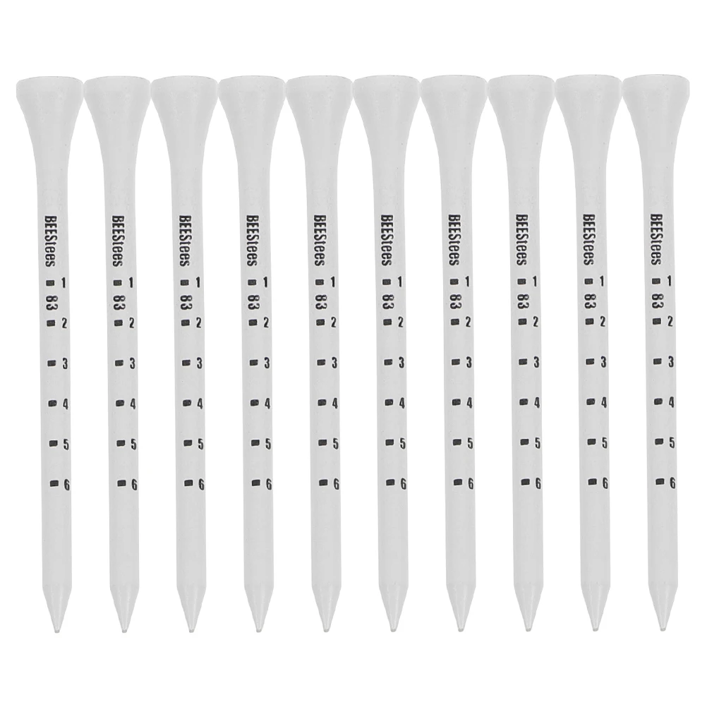

50 Pcs Golf Ball Tees Lightweight Durable Wood Material Practical Training Tool Holder Golfs Accessories Supplies
