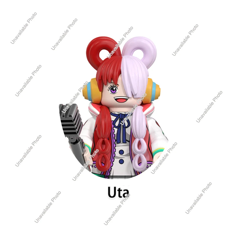 Giocattoli caldi WM6195 Nuovi blocchi di costruzione ONE PIECE Roronoa Zoro Monkey D Rufy Shanks Uta Nico.Robin Nami Jinbe Mini Anime Figure Toy