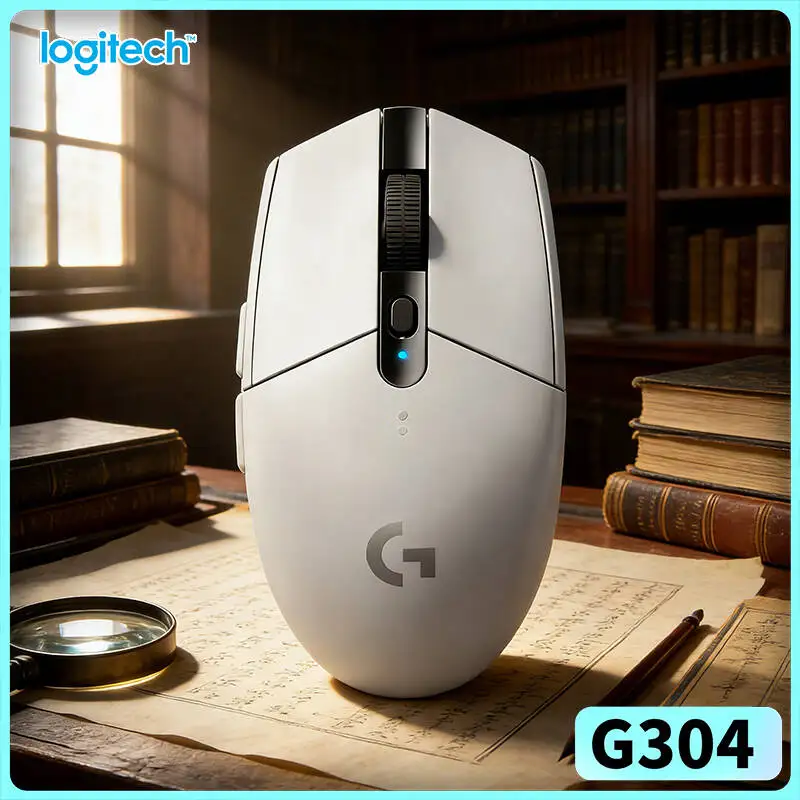 Logitech G304 Wireless Gaming Mouse LIGHTSPEED Tech 12000 DPI HERO Sensor 1ms Response 9-Month Battery Video Stable Users