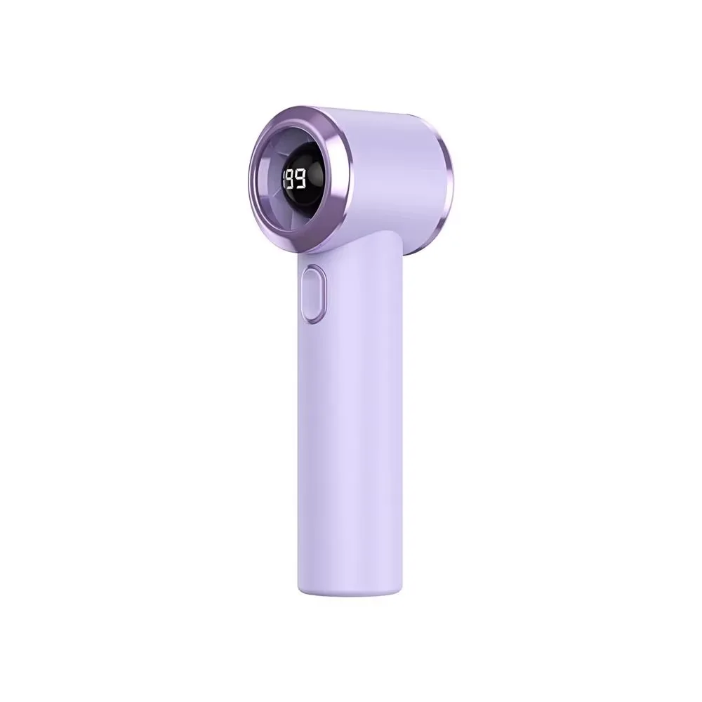 

USB Rechargeable Mini Handheld Fan Powerful Wind Ultra-Quiet Personal Cooling Fan 199 Speeds 2000 mAh Turbo Fan for 2000 mAh