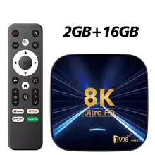 TV98 H618 Smart TV Box Allwinner H618 4GB RAM 64GB ROM Android 14 2.4G&5.8G Dual-Band WiFi 8K HDR Video Media Player