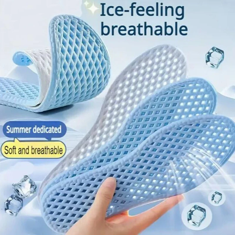 

5/10Pairs Absorption Shoe Sole Breathable Shoes Insole Summer Cooling Insoles For Men Running Sports Shock Memory Foam Shoe Pad