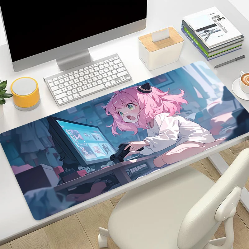 Mouse Pad S-SPY×FAMILYs A-Anyas Home Gaming Laptops Keyboard Mat Deskmat Pc Accessories Desk Protector Gamer Mats Anime coaster