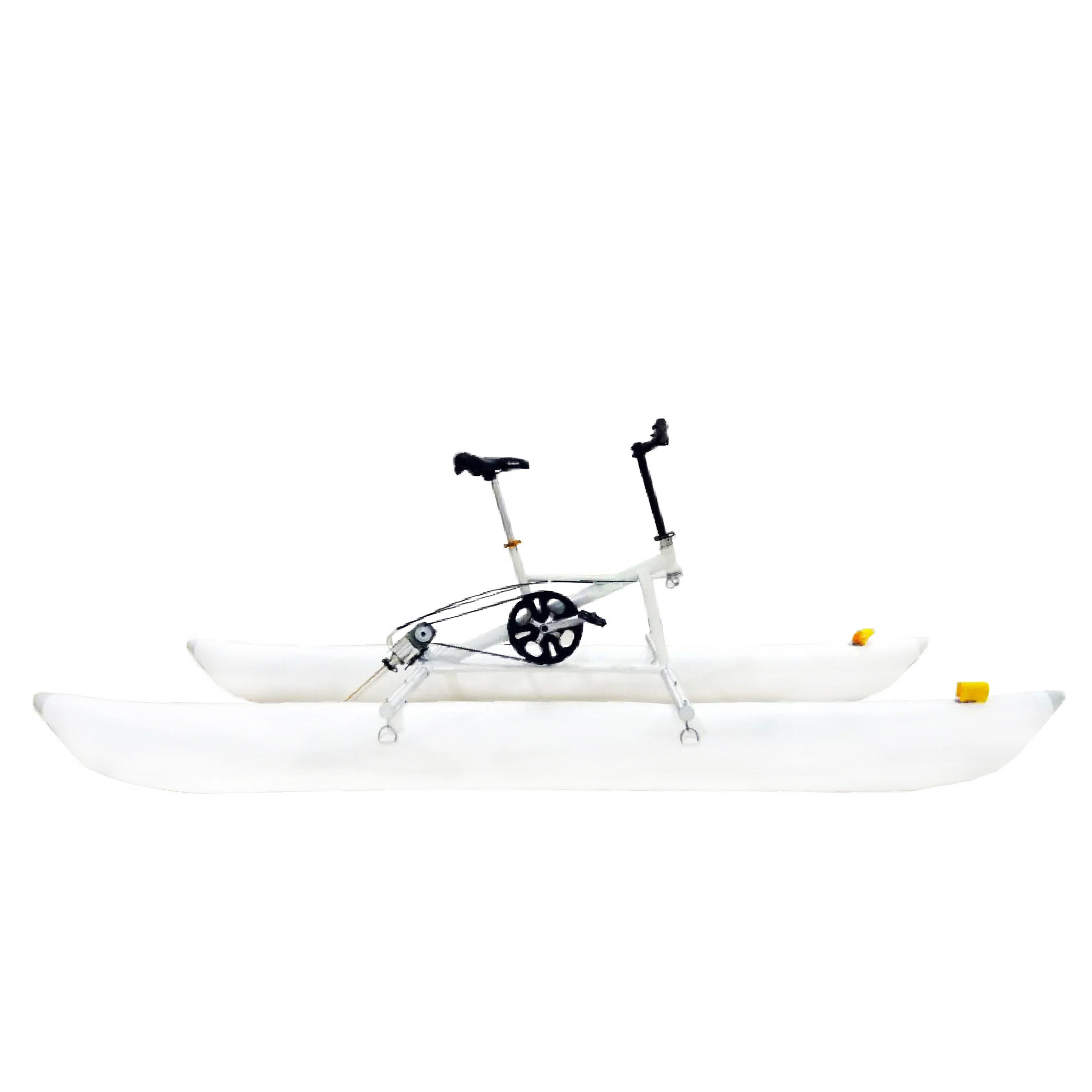 Bici gonfiabile su ordinazione del pedale dell'acqua della barca dell'attrezzatura di sport acquatici della bici del ciclo del mare della bicicletta del pedale galleggiante gonfiabile da vendere