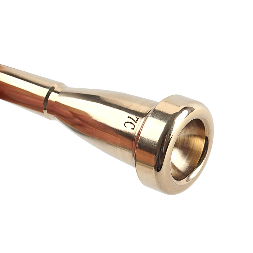 

Golden Trumpet Mouthpiece Shape Easy Blow Beginners Professional Handmade Gifts Anniversary Birthday Jewelry Tray Molds