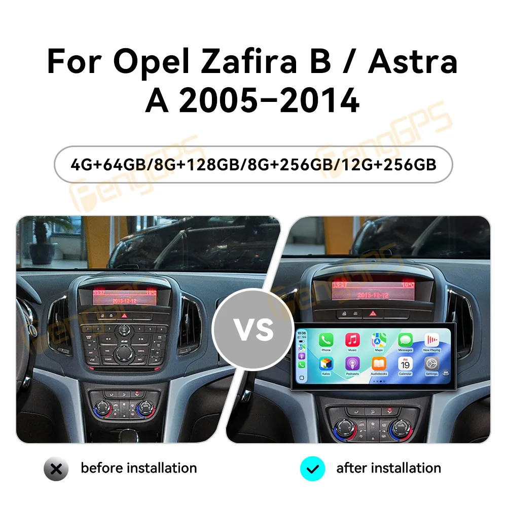 

Автомагнитола 15.8 дюймов Android 15 с CarPlay для Opel Zafira B Astra A 2005-2014, сенсорный экран, мультимедийный плеер, GPS-навигация, головное устройство