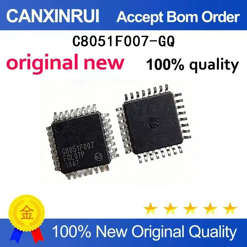 (5-100 Pieces) Brand new C8051F007-GQ package LQFP32 8-bit microcontroller in stock chip