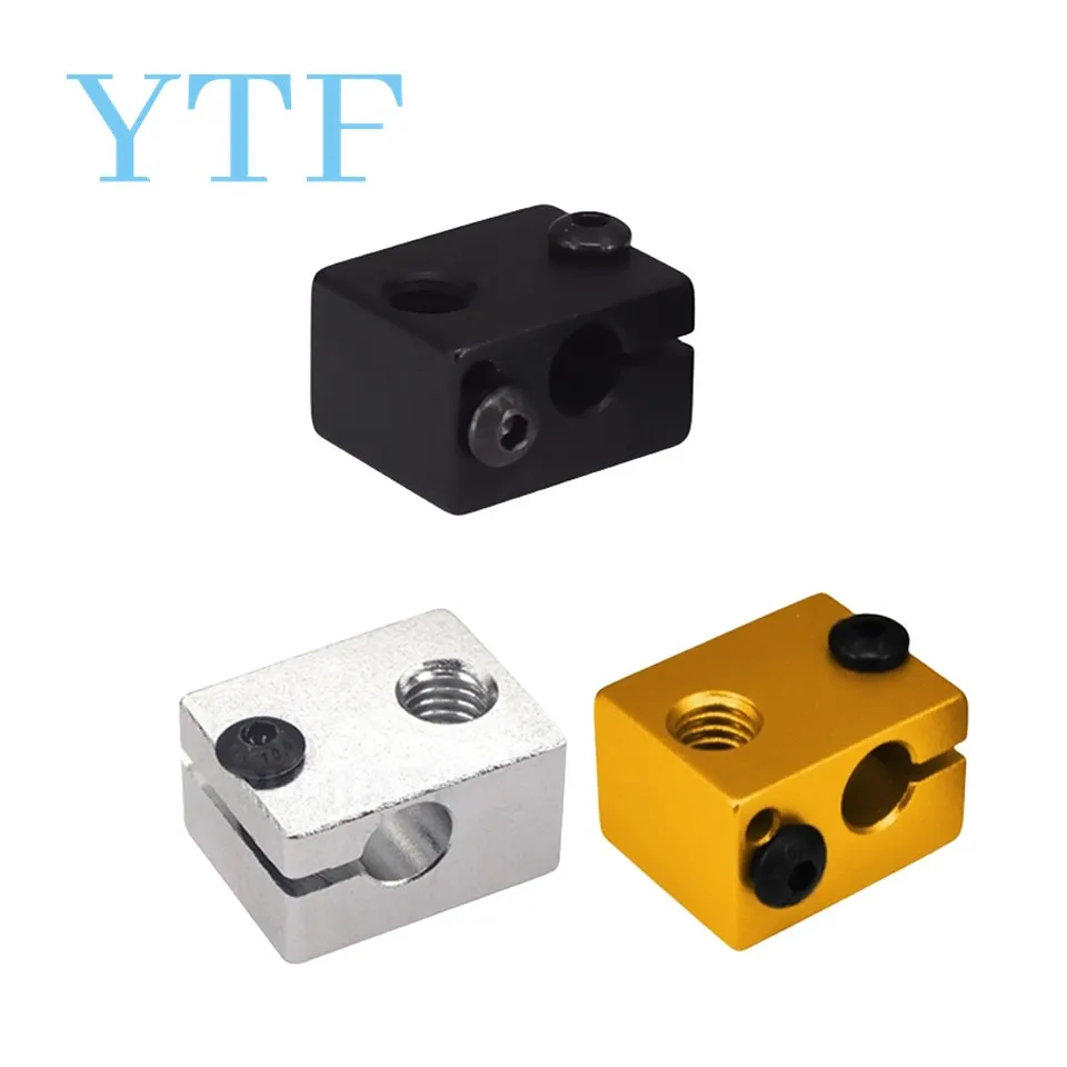 

V6 Heat Block For V5 V6 J-head Extruder HotEnd 3D Printers Parts Heater Hot End Heating Accessories 20*16*12mm Part