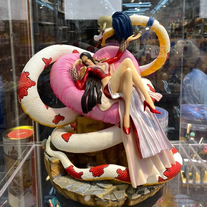 

30cm Anime One Piece Figurine Snake Lady Boa Hancock Figures Pirate Empress Sexy Girl Action Figure Pvc Ornamen Model Statue Toy