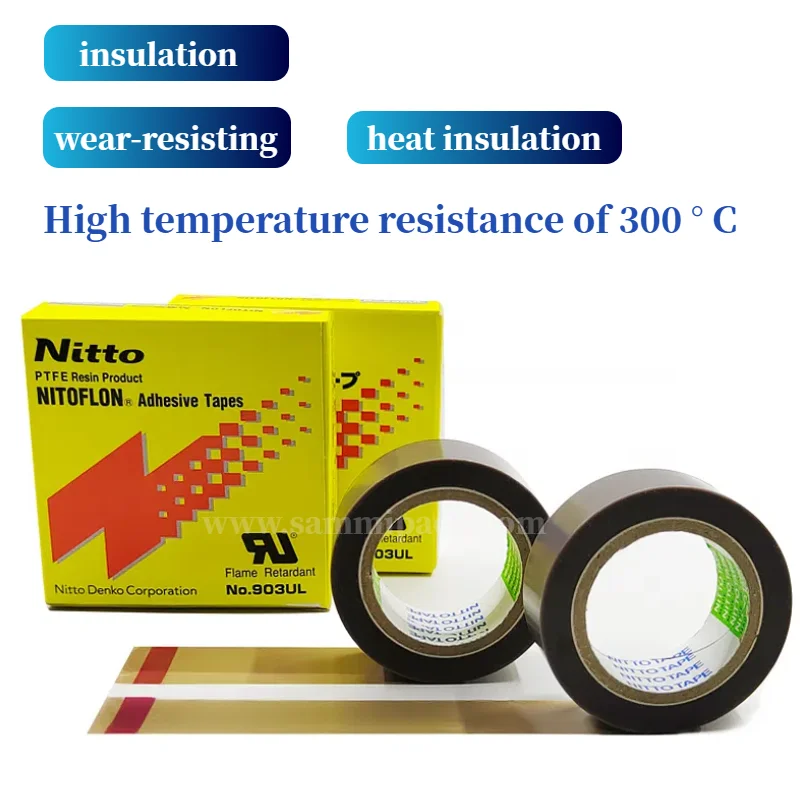 NITTO DENKO Tape High Temperature Resistant Adhesive NITOFLON Waterproof Electrical Tape 903UL