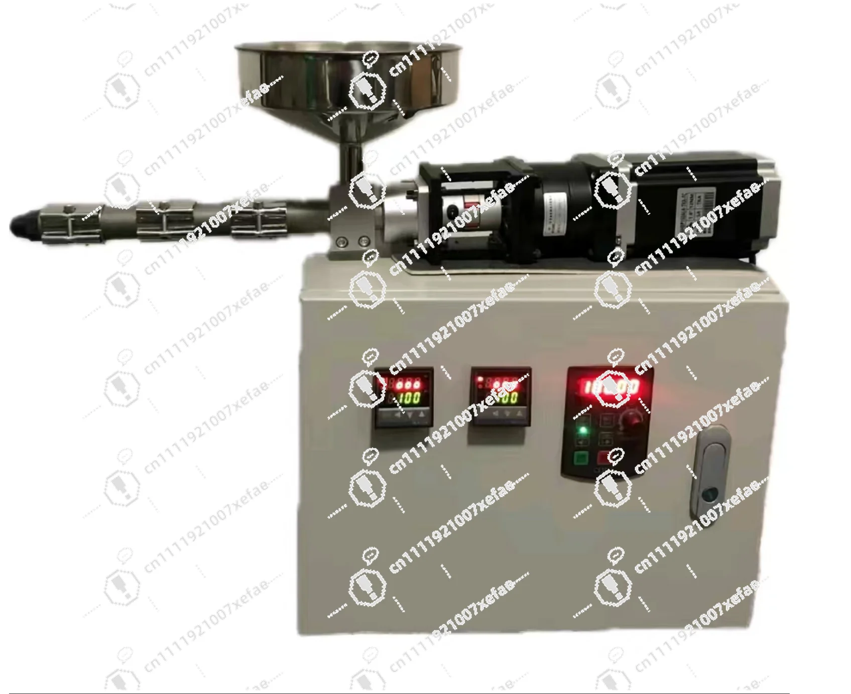 110V 220V Small Single Screw Plastic Extruder Energy Saving Laboratory Use Accepts PP ABS PA PC PA66 PEEK PVC POM Filament