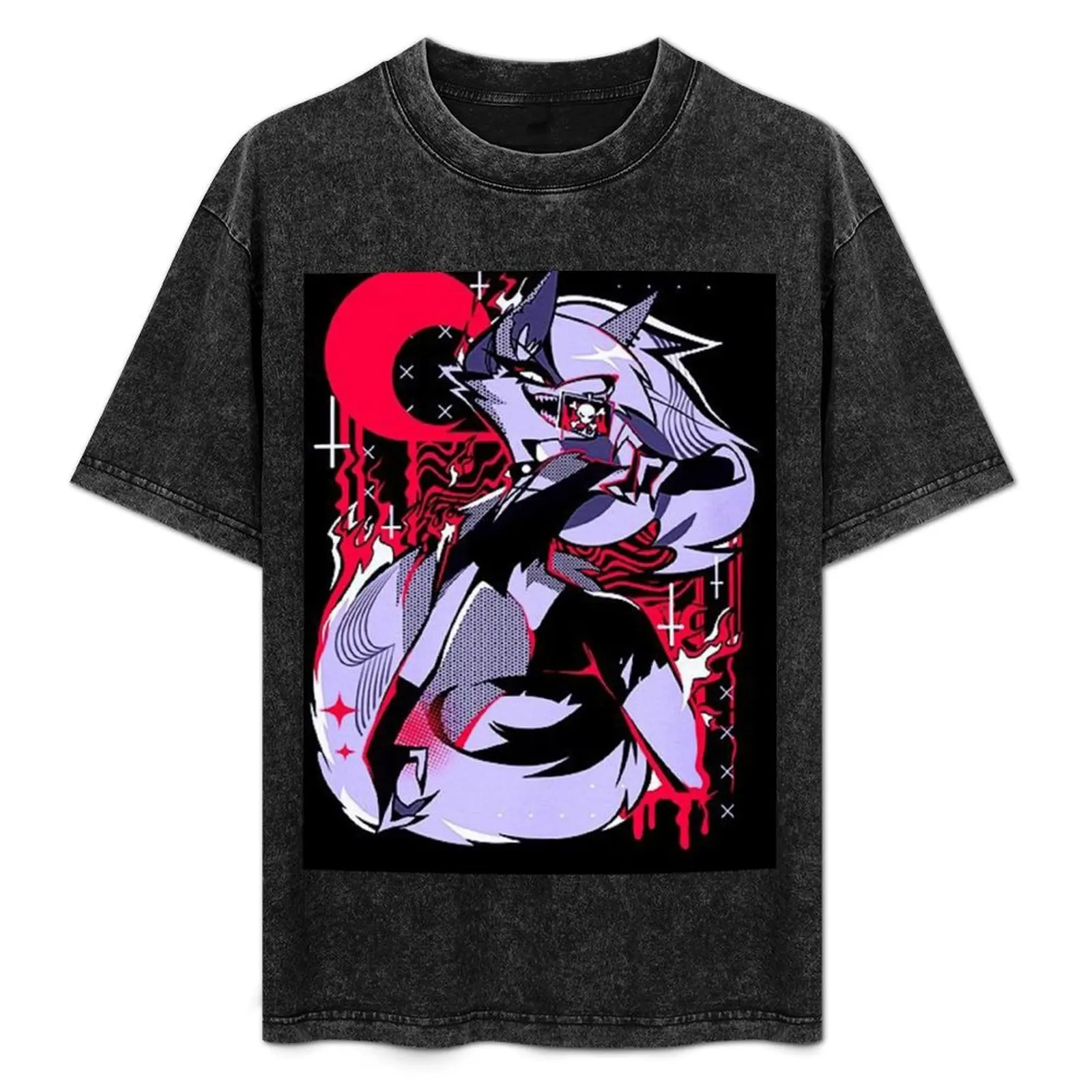 

Helluva Boss Loona T-Shirt vintage anime shirt shirts graphic tee mens tall t shirts