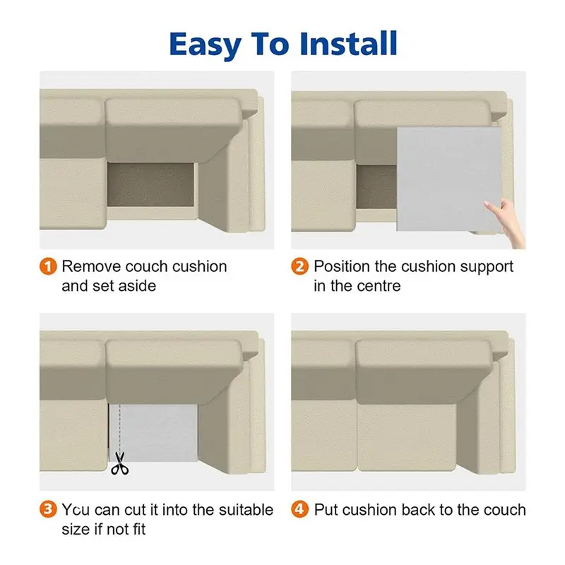 【WHILE SUPPLIES LAST】Couch Cushion Support For Sagging Seat, 6Pcs Sofa Furniture Seat Cushion Sagging Repair, Foam Sofa Cushion