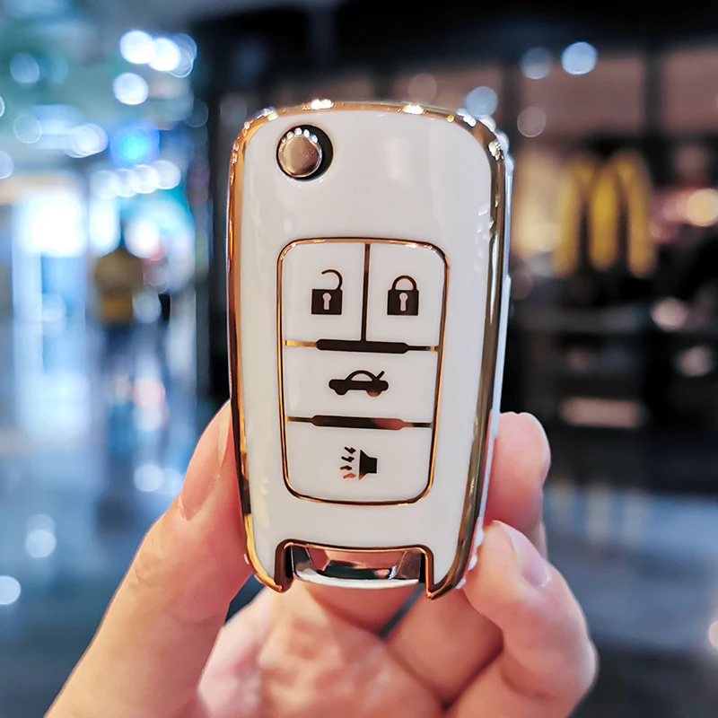 New TPU Car Key Cases Cover For Buick For Chevrolet Cruze Aveo Trax Sail Malibu Opel Astra Corsa Meriva Zafira Vauxhall Antara J
