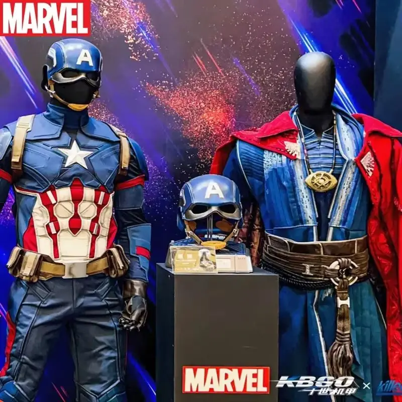Маска-шлем Капитана Америки 1:1, носимая, Marvel Super Hero Supermodel, маска Аниме Мстителей, коллекционная игрушка, подарок