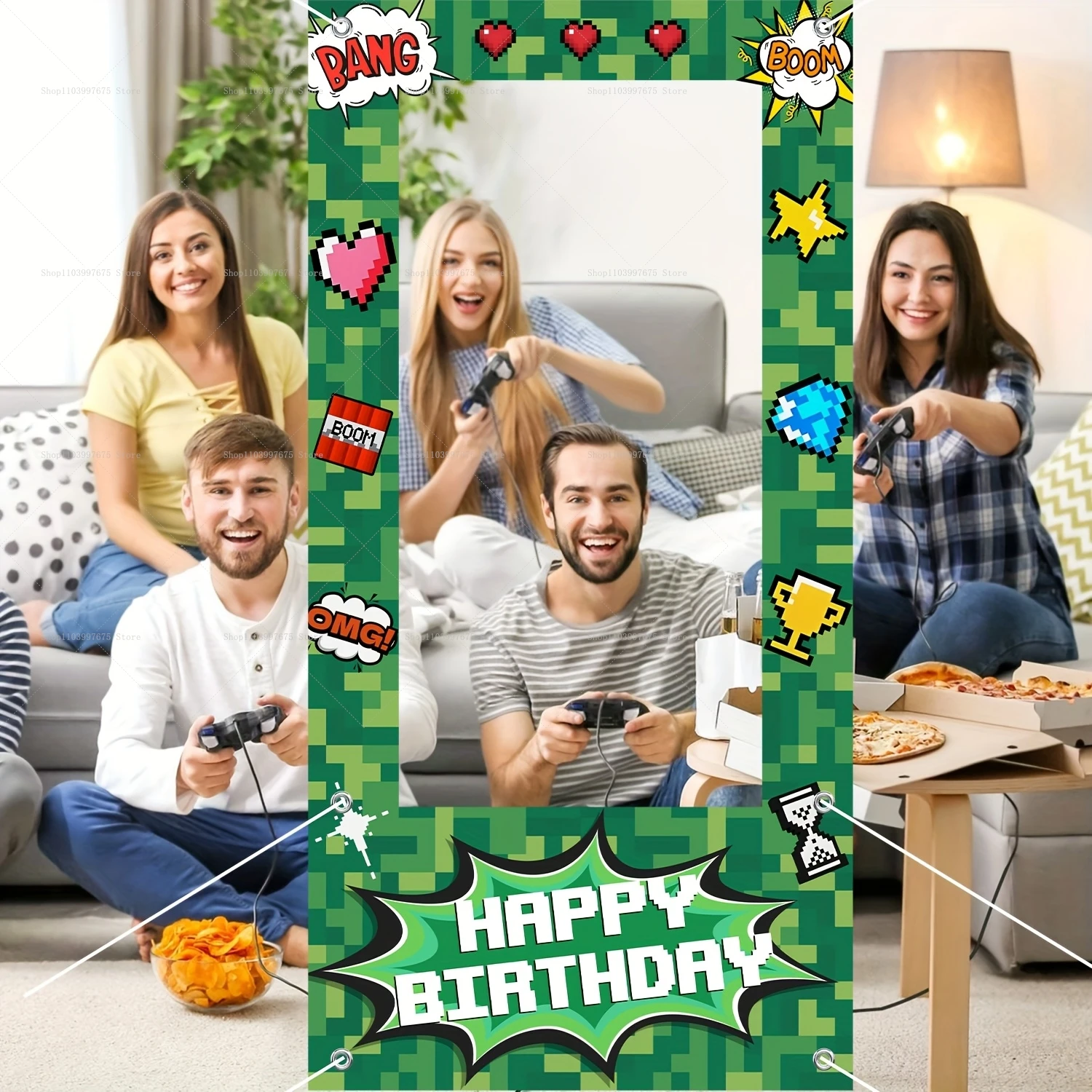 Pixel เกม Theme Party ตกแต่ง P - Party Games Bridal Shower บทวิจารณ์และราคา