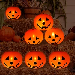 5 sztuk Halloween świecące balony LED Horror duch dynia lateksowy balon impreza z okazji Halloween dekoracje dla domu kryty odkryty dzieci