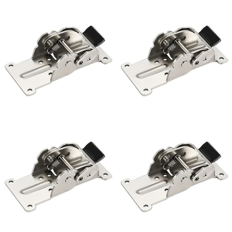 ABPQ-Self Locking Hinge 0/90/180 Degrees Practical Heavy Duty Sturdy Parts Folding Hinge For Furniture Sofa Leg Tables