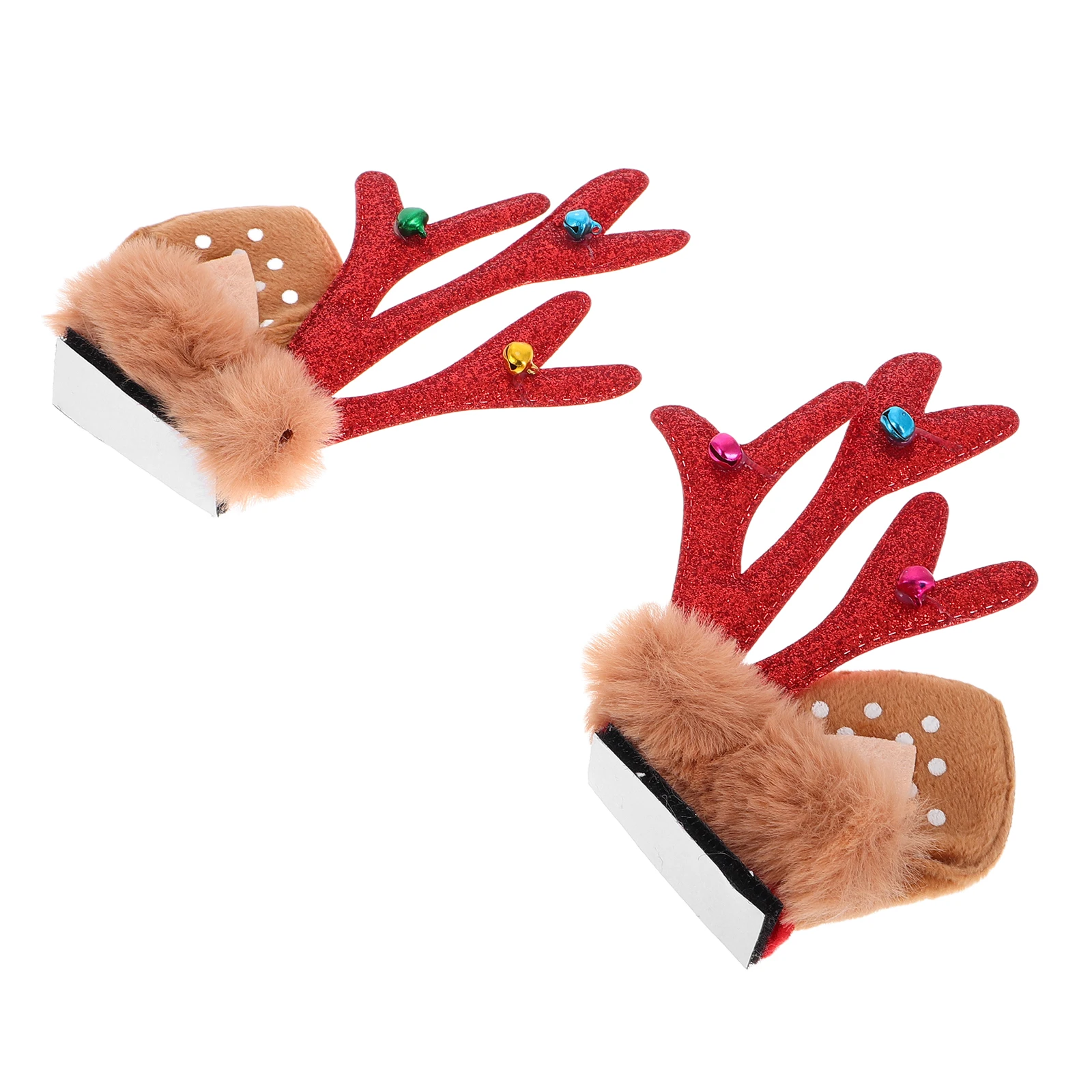 

1 Pair Reindeer Antler Ornaments Christmas Decorative Bike Motorcycle AccessoriesHelmet Horns Women Gifts