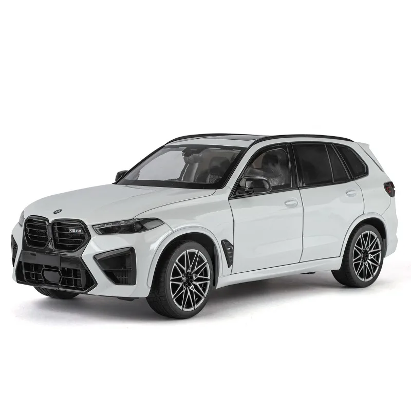 公式ライセンス取得済み 1/18 BMW X5M 合金製カーモデル プルバック式おもちゃ 車両シミュレーション ダイキャストコレクション ミニチュア車 男の子向けギフト