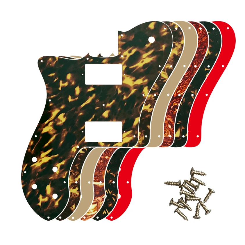 Fei Man Custom Guitar Parts - For US FD 72 Tele Deluxe Reissue Guitar Pickguard With PAF Humbucker Replacement Multicolor Choice