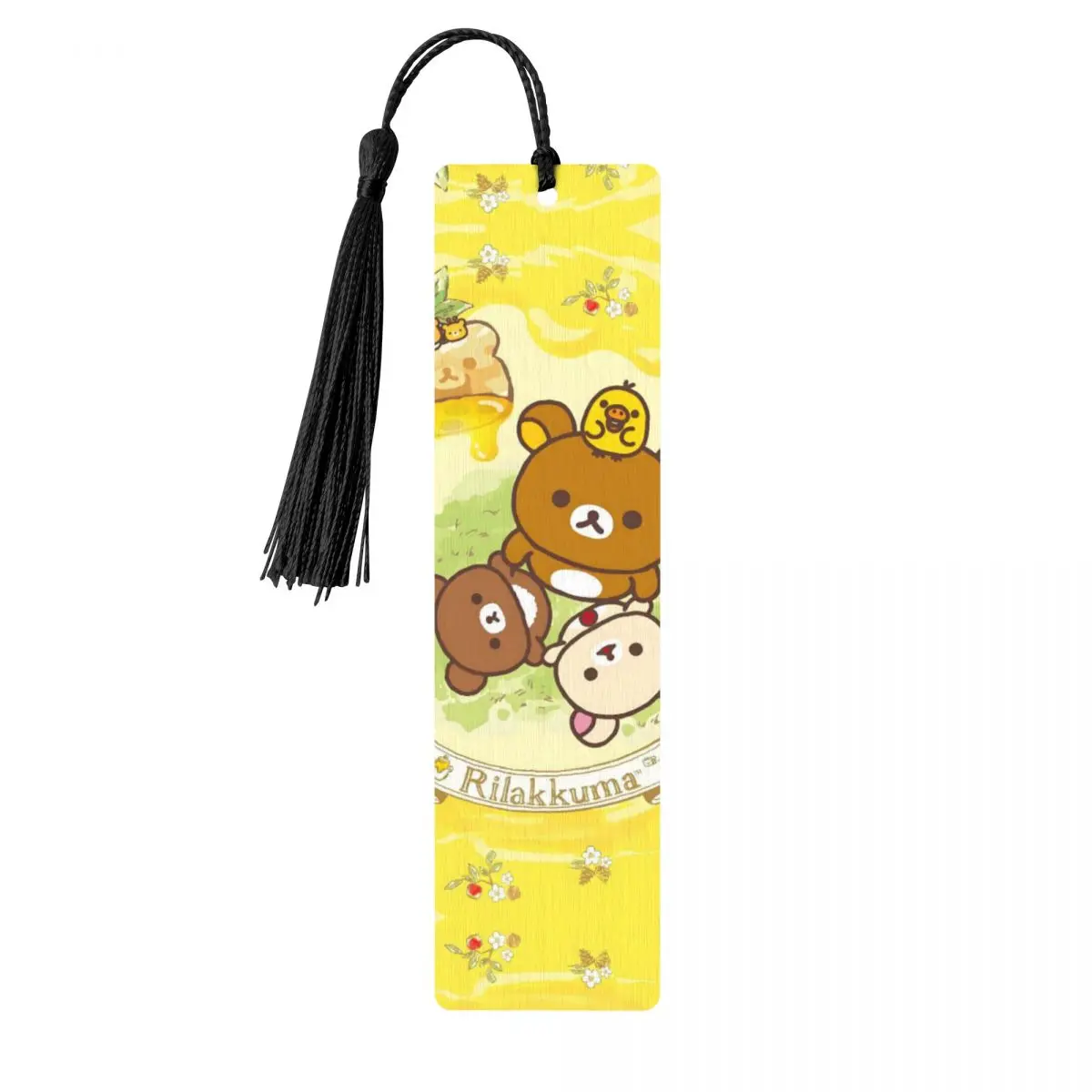 R-Rilakkumas Bookmarks For Books Stationery Kawaii Lazybear Doll Cartoon Pattern Book Accessories Perfect Student Gift Book Mark