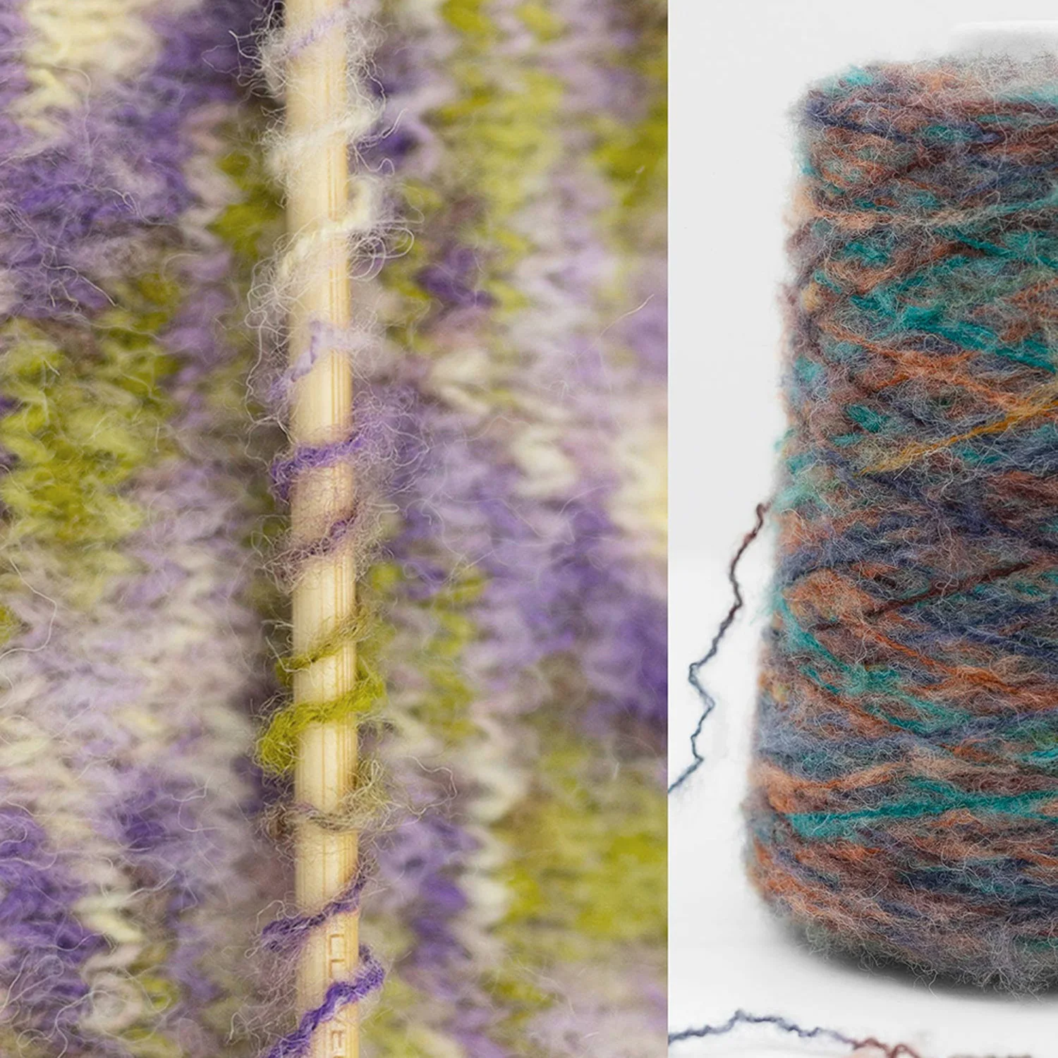 Gradient Variegated Mohair Yarn 50g & 250g Stress Relief DIY Sewing Material For Knit Cardigan Scarf Shawl Doll Handcraft