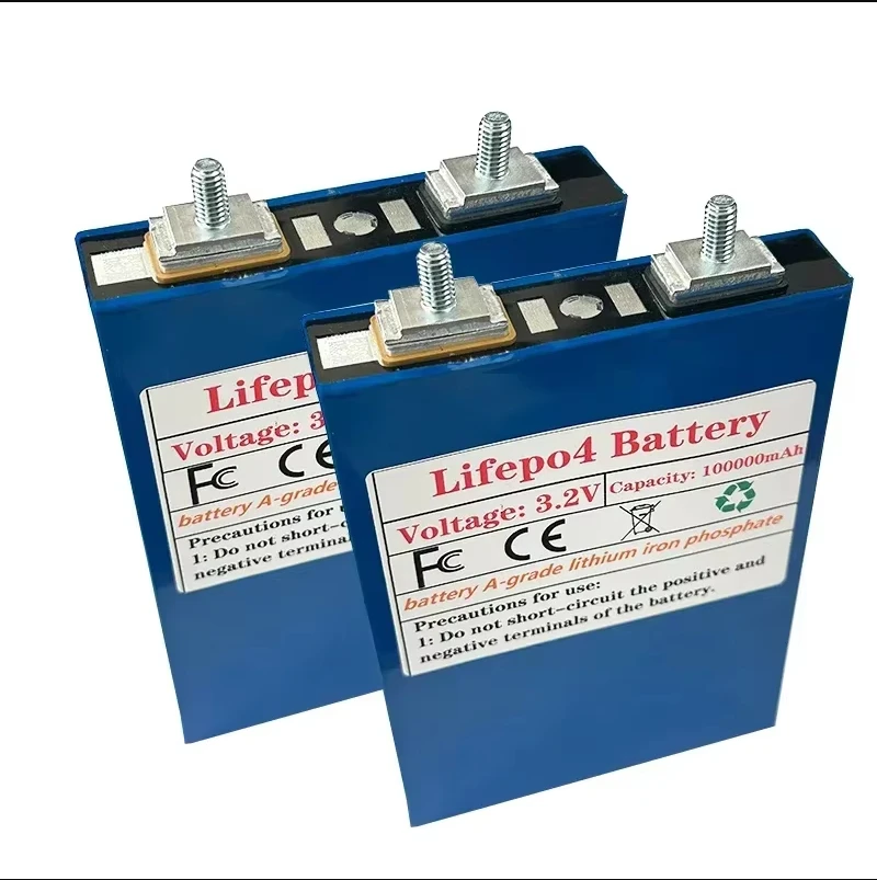 3,2 V 100AH Lifepo4 Lithium-Eisenphosphat-Akku DIY 12 V 24 V 36 V 48 V Elektroauto-Solarspeichersystemzellen