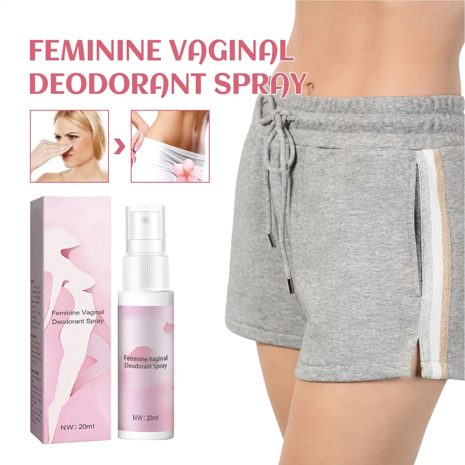 Feminine Spray For Women Odor Natural Plant Private Parts Spray Intimate Parts Vaginal Care Spray Feminine Spray for Odor