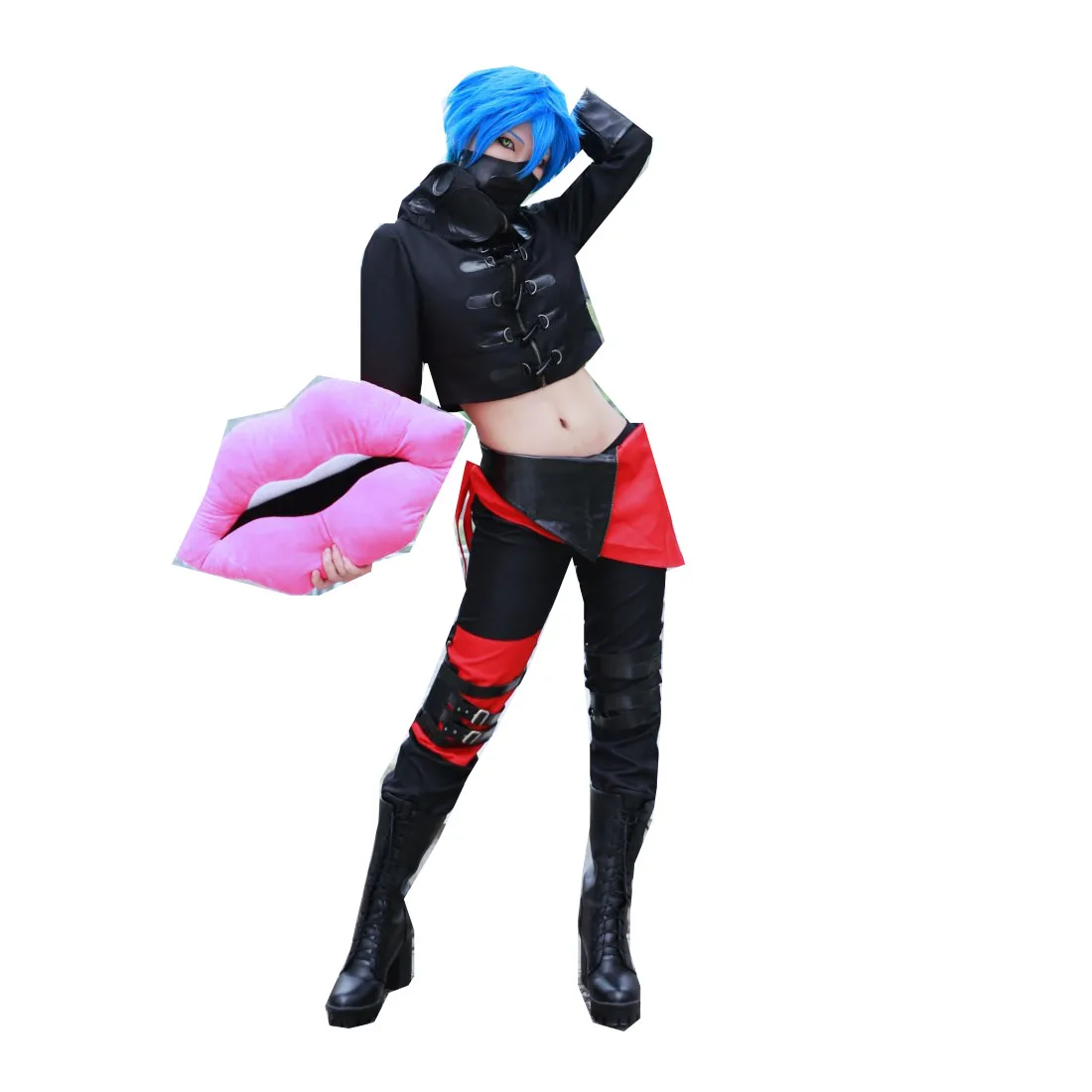 2022 DMMD Cosplay Dramatical Murder Black Seragaki Aoba Cosplay Costume (No Accessory)