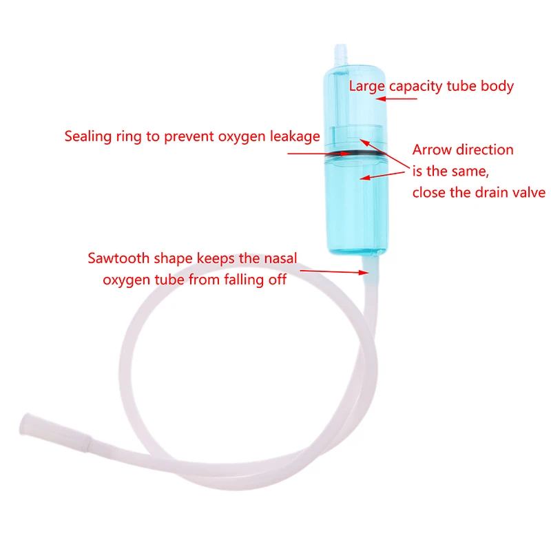 Tracheal Oxygen Cannula Hydrogen Nose Suction Tube Inhalateur Nasal Rhume Nasal Tube Hydrogen Inhalation Machine Nebulizer