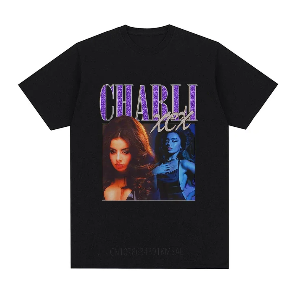 Charli Xcx Brat Graphic T Shirt Men Women Fashion Harajuku T-shirt High Quality Casual Vintage Cotton T-shirts Streetwear