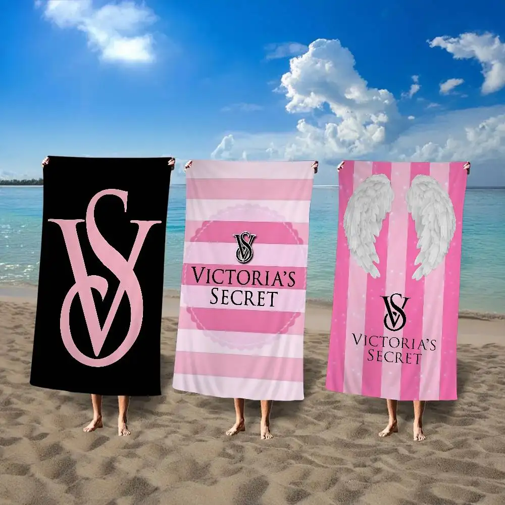 V-Victorias موضة S-السر خمر منشفة الشاطئ للأطفال شخصية منشفة استحمام منشفة بركة عطلة هدية نزهة منشفة #4
