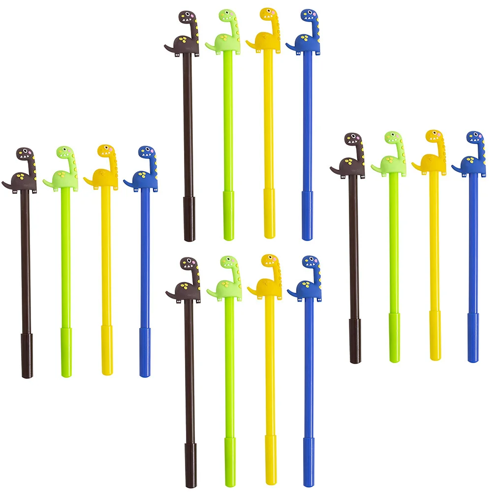

16Pcs Dinosaur Writing Gel Pen Adorable Stationary for Pen Office Use Office Stationary