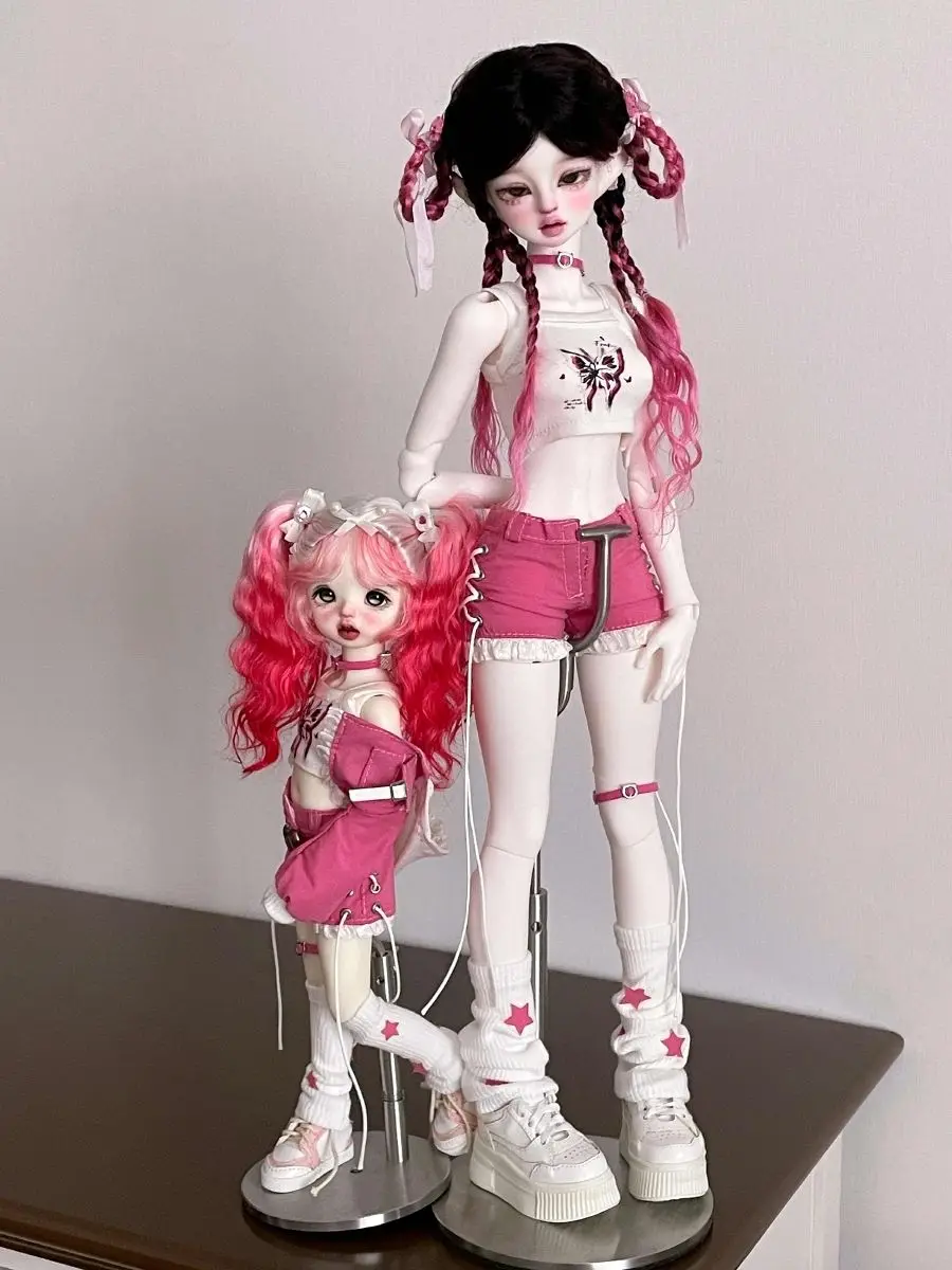 

Одежда для куклы bjd, подходящая для размера 1/4 1/6, на шнуровке, шорты с талией и бабочкой, комплект аксессуаров для кукол