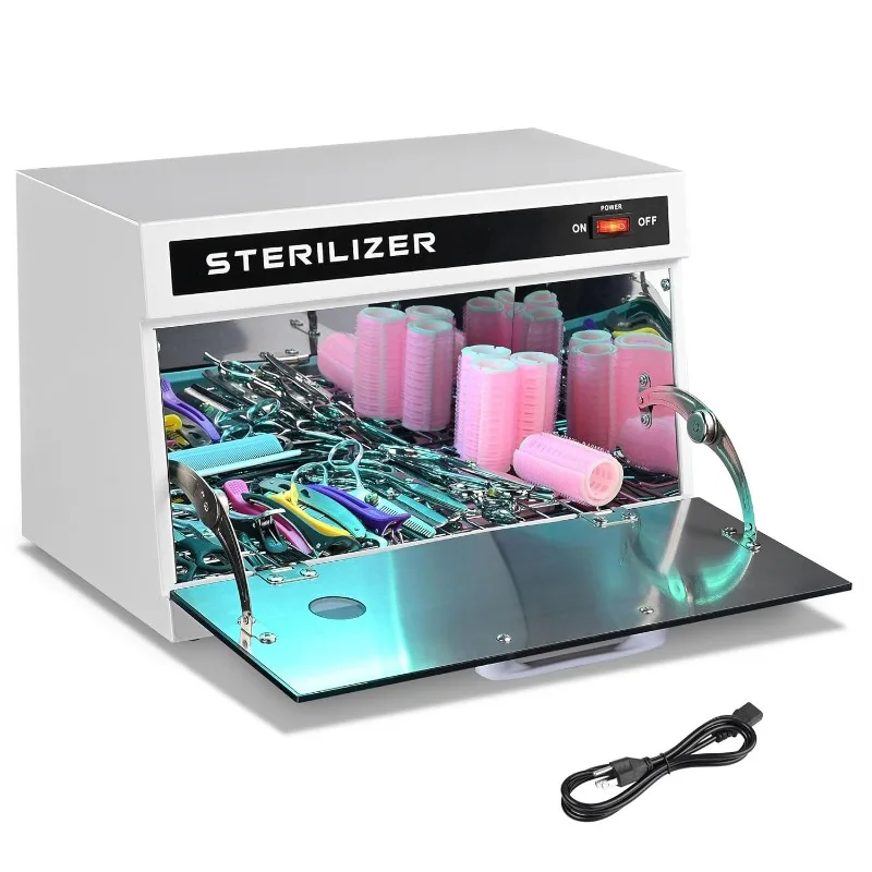 Byootique 13l Nagelgereedschap Reinigingsmachine Kast 275nm Blauw Licht Voor Manicure Tool Nagelknipper Gezichtshuid Schoonheid Barbershop