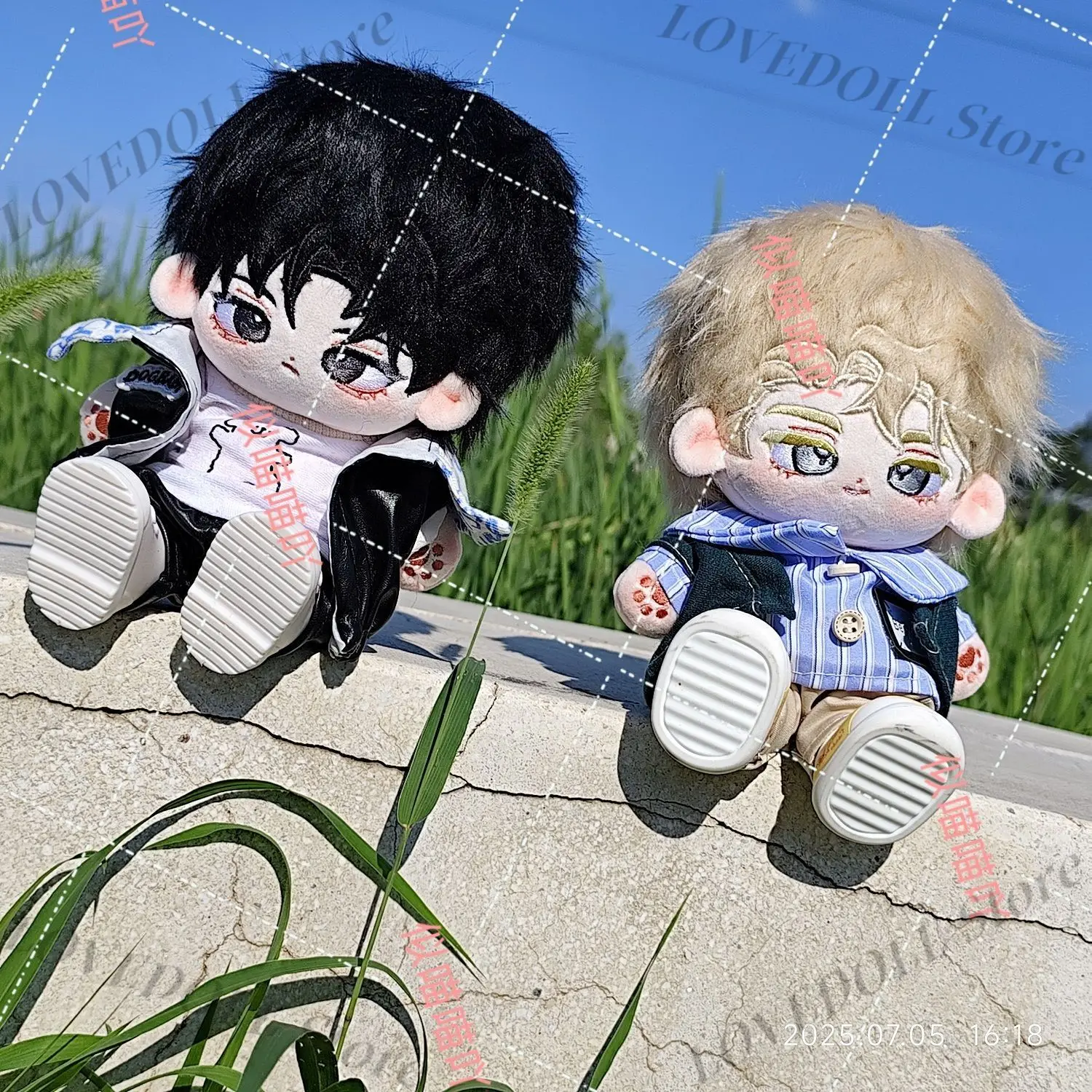 

Korean Manhwa Roses and Champagne Lee Won Caesar 20cm Anime Figures Cosplay Plush Cotton Body Doll Toys Birthday Gifts