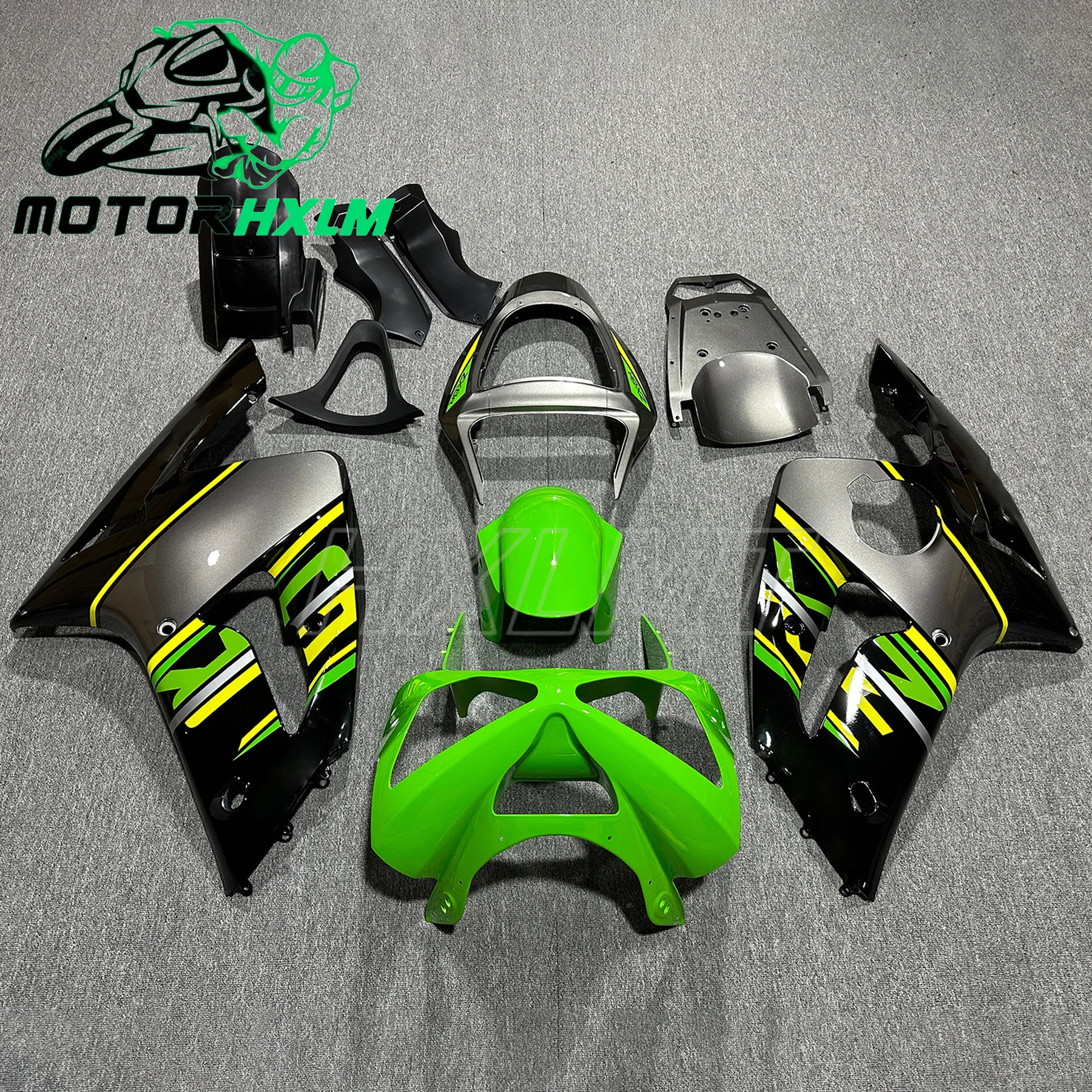 نمط جديد هيكل السيارة الهدايا المجمعة لكاواساكي ZX6R 636 2003 2004 الهدايا المجمعة الكاملة الهدايا المجمعة هيكل السيارة هدية ABS ملحق
