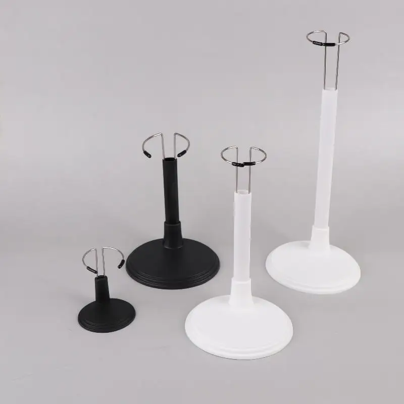 1 Piece White Black Doll Dummy Puppet Adjustable Stand Holder Support Toy Store Display Dollhouse Accessories Doll Bracket