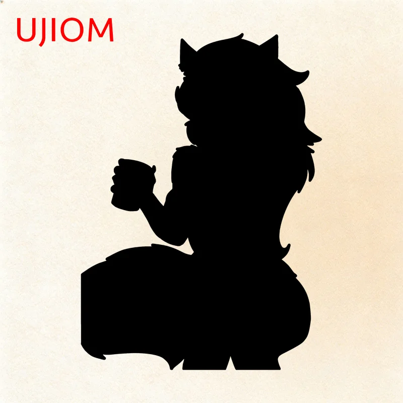 UJIOM Furry Loona Lewd Wall Sticker Fashion Personality Attractive High Quality Decal Suitable For Computer Case Home Decor