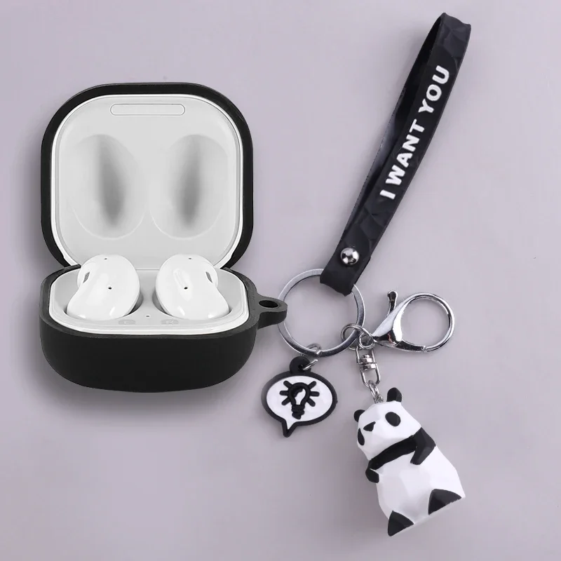 Cartoon Earphone Cover for Samsung Galaxy Buds Live Case Anti-shock Silicone Case for Galaxy Buds Live 2020 Headphone Box